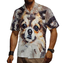 Lade das Bild in den Galerie-Viewer, Herren Camp Collar Hemd aus Baumwolle | Personalisiert mit DTG-Druck
