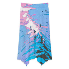 Lade das Bild in den Galerie-Viewer, Personalisierter Rock mit asymmetrischem Volant-Saum – Midi-Rock mit individuellem Druck
