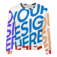 Lade das Bild in den Galerie-Viewer, Multi-Image-Design Herren / Männer Langärmeliges Pullover Sweatshirt C20H mit Foto Design Motiv Text selbst gestalten und bedrucken
