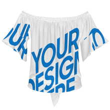 Lade das Bild in den Galerie-Viewer, Sexy Damen / Frauen Sommer T Shirt Batikshirt mit Fledermausärmeln MXLD193 mit Foto Design Motiv Text selbst gestalten und bedrucken (Simple Design)
