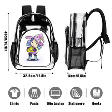 Lade das Bild in den Galerie-Viewer, Transparenter Rucksack personalisieren | PVC Tasche mit Foto
