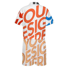 Lade das Bild in den Galerie-Viewer, Multi-Image-Design Kurzärmliger Jumpsuit LM427 für Männer / Herren mit Foto Text selbst gestalten und bedrucken
