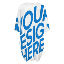 Lade das Bild in den Galerie-Viewer, Einzelbilddruck Damen / Frauen Eisseide Lockeres Große Größe T-Shirt Home Kurzarm Pyjama Nachthemd LM475 mit Fotos Muster Text Logo selbst gestalten und bedrucken
