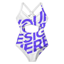 Lade das Bild in den Galerie-Viewer, Einzelbilddruck Damen / Frauen One-piece Swimsuit Bauchnabelfreier Badeanzug SDSYY002 mit Foto selbst gestalten und bedrucken
