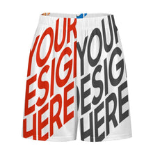 Lade das Bild in den Galerie-Viewer, Multi-Image-Design Herren / Männer Eisseide Schlafhose Kurz Pyjamashorts Mix &amp; Relax LM012 mit Foto Design Motiv Text selbst gestalten und bedrucken
