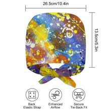 Lade das Bild in den Galerie-Viewer, Work Hat Colorful Splash Ink Style 26.5x13.5cm

