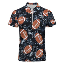 Lade das Bild in den Galerie-Viewer, Baumwoll Poloshirt mit Reißverschluss | Herren Zip Polo gestalten
