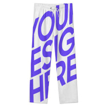 Lade das Bild in den Galerie-Viewer, Einzelbild-Design Herren / Männer Plüschiger lockerer Zuhause Pyjamahose LM071 mit Foto Design Motiv Text selbst gestalten und bedrucken
