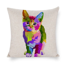 Lade das Bild in den Galerie-Viewer, Kissenbezug Baumwolle Leinen Personalisiert | Landhaus Stil 45x45 | Custom Linen Pillow
