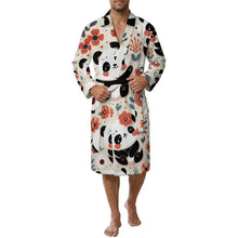 Lade das Bild in den Galerie-Viewer, Adult Nightgown Panda, Red
