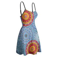 Lade das Bild in den Galerie-Viewer, Damen Trägerkleid A-Linie | Verstellbar &amp; Luftig | Skater Dress

