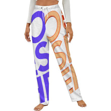 Lade das Bild in den Galerie-Viewer, Multi-Image-Design Damen / Frauen Plüschiger lockerer Zuhause Pyjamahose LM072 mit Foto Design Motiv Text selbst gestalten und bedrucken
