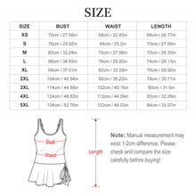 Lade das Bild in den Galerie-Viewer, Kurzer Camisole-Rock LM466 für Damen / Frauen selbst gestalten und bedrucken
