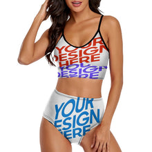 Lade das Bild in den Galerie-Viewer, Multi-Image-Druck Damen / Frauen Bikini 2-tlg.Set Bustier Bikinis BK2139 mit Foto selbst gestalten und bedrucken
