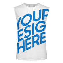 Lade das Bild in den Galerie-Viewer, Einzelbilddruck Männer / Herren Tanktop Ärmelloses T-Shirt A66K mit Fotos Muster Text Logo selbst gestalten und bedrucken

