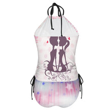Lade das Bild in den Galerie-Viewer, Personalisierter Bikini mit Foto | Damen Tankini Set selbst gestalten
