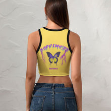 Lade das Bild in den Galerie-Viewer, Damen Crop Top Gestalten | Kurzes Tank Top für Sport &amp; Freizeit | Bauchfrei
