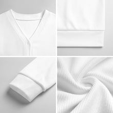 Lade das Bild in den Galerie-Viewer, Einzelbilddruck Damen / Frauen Pullover Strickjacke LM228 mit Fotos Muster Text Logo selbst gestalten und bedrucken
