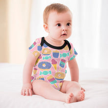 Lade das Bild in den Galerie-Viewer, Baby-Strampler mit individuellem Druck aus 100% Baumwolle
