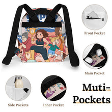Lade das Bild in den Galerie-Viewer, Personalisierter wasserabweisender Mini-Rucksack aus Oxford-Gewebe
