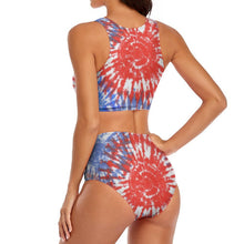 Lade das Bild in den Galerie-Viewer, Personalisierbarer High-Waist Bikini: Dein Strand-Statement
