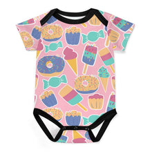 Lade das Bild in den Galerie-Viewer, Baby-Strampler mit individuellem Druck aus 100% Baumwolle
