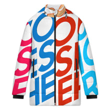 Lade das Bild in den Galerie-Viewer, Multi-Image-Druck Damen / Frauen Kapuzenjacke aus Baumwolle mit Reißverschluss MWL516 mit Fotos Muster Text Logo selbst gestalten und bedrucken

