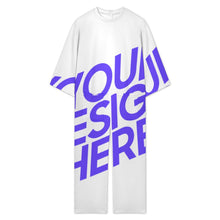 Lade das Bild in den Galerie-Viewer, Einzelbild-Design Damen / Frauen Overall Jumpsuit mit Rundhalsausschnitt 23LR mit Foto Design Motiv Text selbst gestalten und bedrucken (Simple Design)
