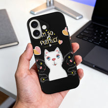 Lade das Bild in den Galerie-Viewer, Mobile Phone Case for Apple IPhone 18 Cat, Heart, Elegance
