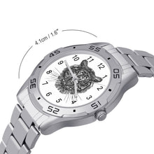 Lade das Bild in den Galerie-Viewer, Armbanduhr mit Foto personalisiert | Edelstahl Herrenuhr Analog
