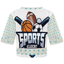 Lade das Bild in den Galerie-Viewer, Personalisiertes Damen-Sporttrikot mit Crop-Schnitt und V-Ausschnitt
