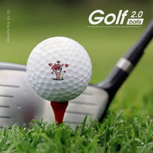 Lade das Bild in den Galerie-Viewer, Golfbälle Bedrucken | 2-Seitiger Druck | Logo &amp; Foto Golfball
