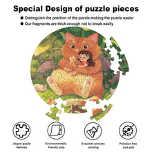 Lade das Bild in den Galerie-Viewer, Holzpuzzle Selbst Gestalten | Einzigartige Tierformen &amp; Pappelholz | Fotogeschenk
