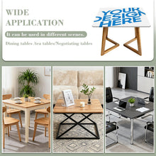 Lade das Bild in den Galerie-Viewer, Quadratische Tischdecke Wachstuch JJ05191095 mit Foto Design Motiv Text selbst gestalten und bedrucken
