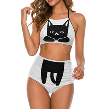 Lade das Bild in den Galerie-Viewer, One-Shoulder Bikini | High Waist &amp; Asymmetrisch | Für Damen
