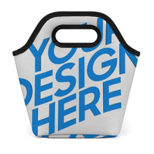 Lade das Bild in den Galerie-Viewer, Einzelbilddruck Tragbare Lunchtasche mit Fotos Muster Text Logo selbst gestalten und bedrucken
