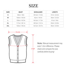 Lade das Bild in den Galerie-Viewer, Damen / Frauen Pullover Ärmellose Strickjacke LM562 mit Fotos Muster Text Logo selbst gestalten und bedrucken
