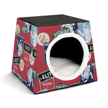 Lade das Bild in den Galerie-Viewer, Katzenhöhle personalisiert | Space Kapsel Haustierbett (35cm)
