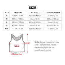 Lade das Bild in den Galerie-Viewer, Damen Crop Top Gestalten | Kurzes Tank Top für Sport &amp; Freizeit | Bauchfrei
