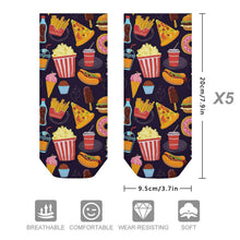 Lade das Bild in den Galerie-Viewer, Personalisierte Socken 5er Pack | Kurze Socken mit Foto
