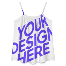 Lade das Bild in den Galerie-Viewer, Einzelbild-Design Damen / Frauen Spaghetti Top A69K mit Foto Text selbst gestalten und bedrucken (Simple Design)
