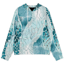 Lade das Bild in den Galerie-Viewer, Bedruckbare Bomberjacke mit Kapuze – Unisex-Jacke mit individuellem Design
