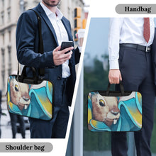 Lade das Bild in den Galerie-Viewer, Laptoptasche aus Leder personalisieren | Firmengeschenk mit Logo
