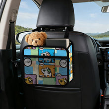 Lade das Bild in den Galerie-Viewer, Personalisierter Auto-Organizer aus PU-Leder mit Tragegriff
