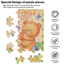 Lade das Bild in den Galerie-Viewer, Holzpuzzle Hochformat Personalisiert | 35-1000 Teile | Premium Fotogeschenk
