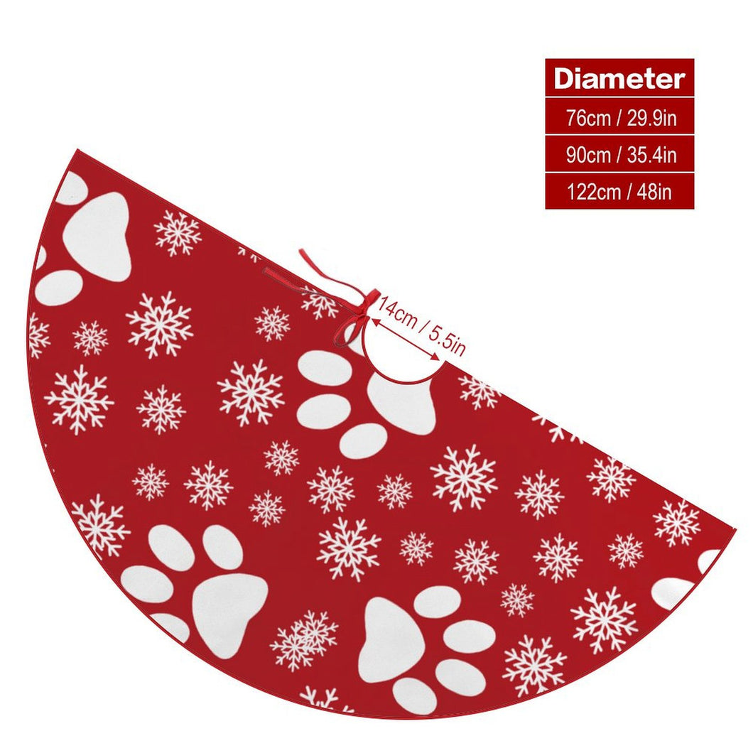 Personalisierbare Weihnachtsbaumdecke | Die Bühne für deine Geschenke