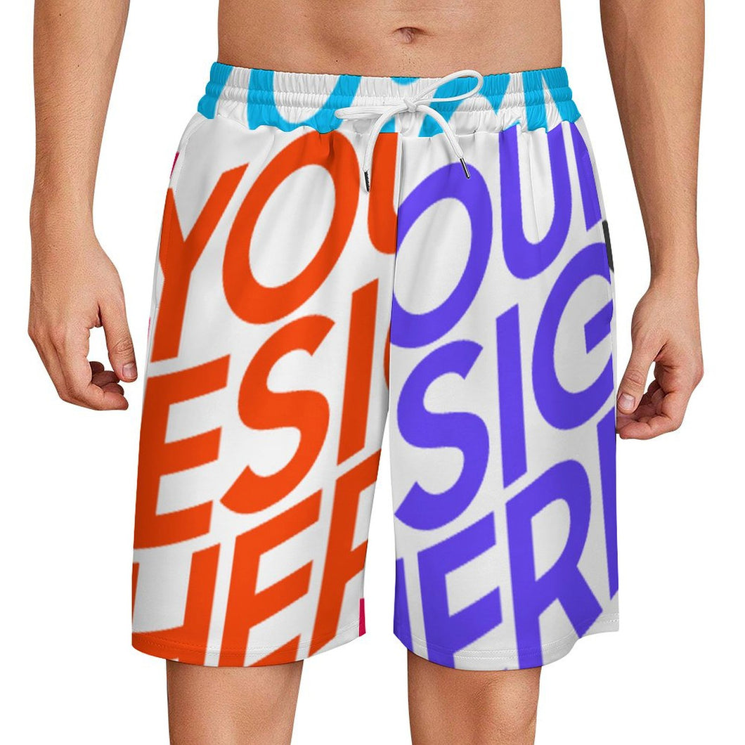 Multi-Image-Design Herren / Männer  Kurze Jogginghose LM133 mit Foto Design Motiv Text selbst gestalten und bedrucken