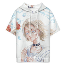 Lade das Bild in den Galerie-Viewer, Herren Kurzarm Hoodie personalisieren | Air-Layer Kapuzenpullover
