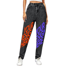 Lade das Bild in den Galerie-Viewer, Multi-Image-Druck Damen / Frauen Haremshose Harlan Jeans Original Boyfriend-Cut 9037 mit Fotos Muster Text Logo selbst gestalten und bedrucken
