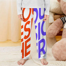 Lade das Bild in den Galerie-Viewer, Multi-Image-Design Kinder Jungen / Mädchen Pyjama Hose Schlafanzughose Schlafhose D31P mit Foto Design Motiv Text selbst gestalten und bedrucken
